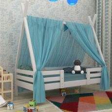 Детская кровать-домик SportBaby Вігвам 2 біла  - 80 х 190